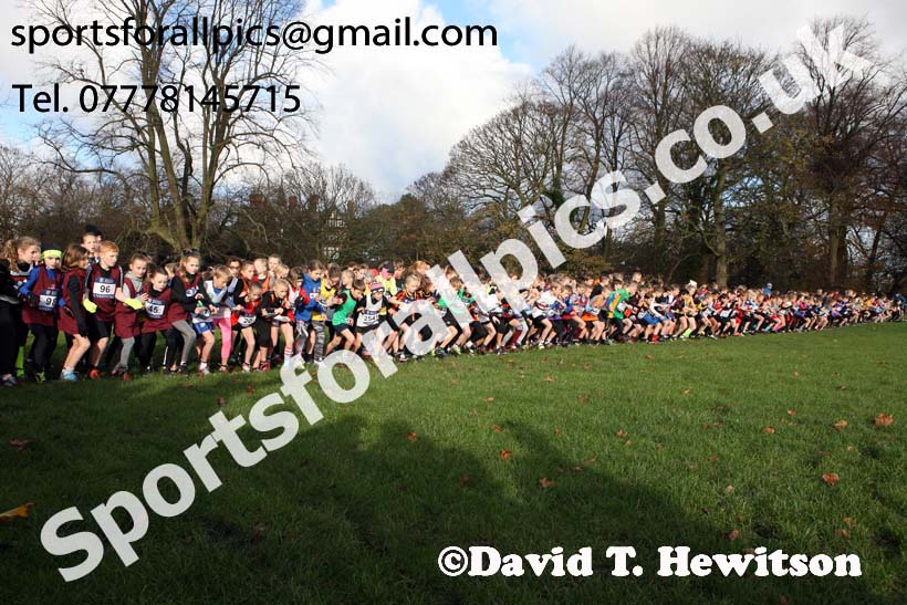 Boys and Girls under-11s 2017 British Athletics Liverpool Cross Challenge, Sefton Park, Liverpool. Photo:  David T. Hewitson/Sports for All Pics
